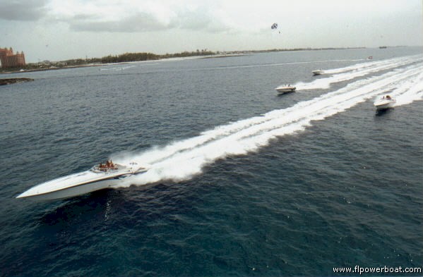 Sundance Marine
Sundance Marine and Fountain Powerboats sponsored our Bahamas Poker Run, giving us a chance to take our group of Fountains out for a fun-run and aerial photo shoot on Saturday. Here, Chuck Nabit's 47' Lightning 