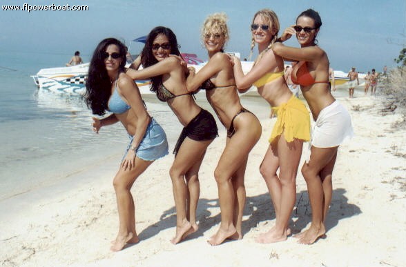BEACH BABES!
The Girls of FPC...TANYA, LIZA, KIMBERLY, DANIELLE, APRIL!  Somebody Pinch me!
