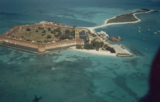 ARRIVING AT FORT JEFFERSON

